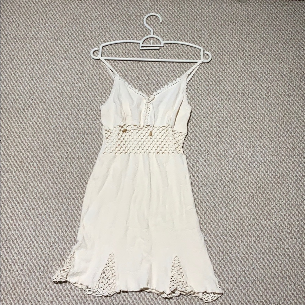 Fitted crochet dress